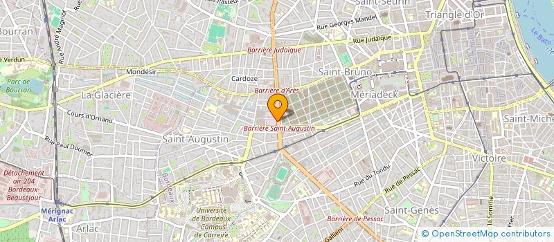 localisation de l'entreprise CTRE GESTION AGREE GD SUD OUEST  BORDEAUX