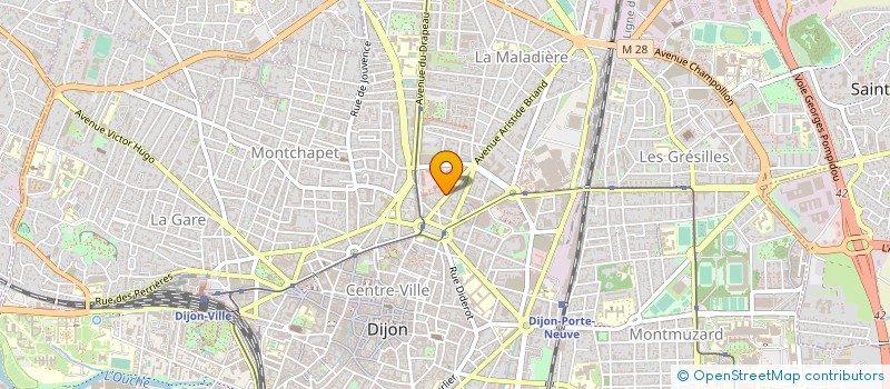 localisation de l'entreprise CTRE HEBERGT ET REINSERTION SOCIALE à DIJON