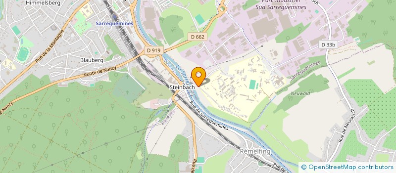 localisation de l'entreprise CTRE HOSPITALIER SPECIAL SARREGUEMINES à SARREGUEMINES