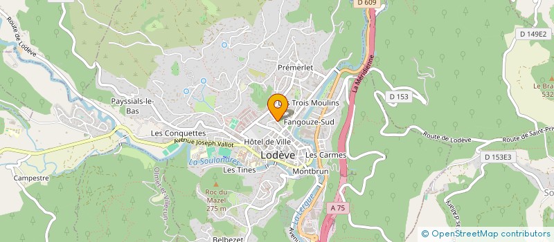 localisation de l'entreprise CTRE IMAGINAIRE SCIENTIFIQUE ET TECHNIQUE à LODEVE