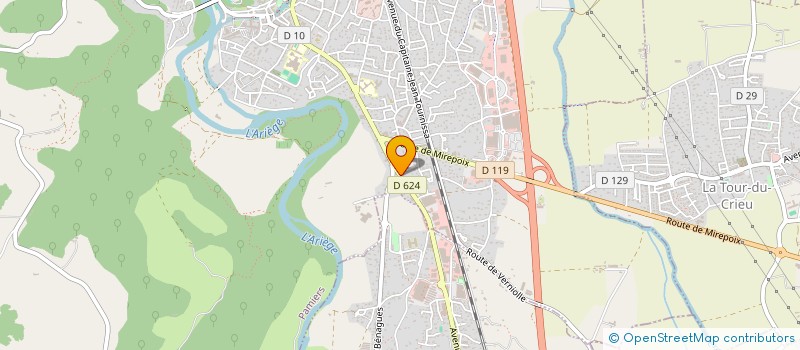 localisation de l'entreprise CTRE INFO ET GEST GARDE DOMICILE à PAMIERS