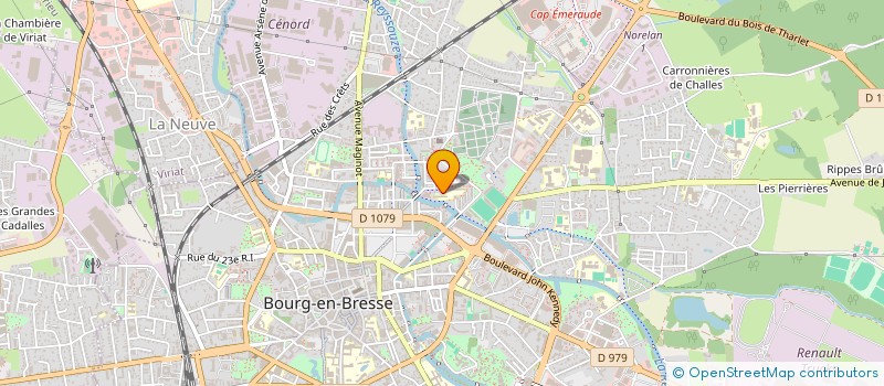 localisation de l'entreprise CTRE INFOR FEMININ FAMILIAL DROITS FEMME à BOURG-EN-BRESSE