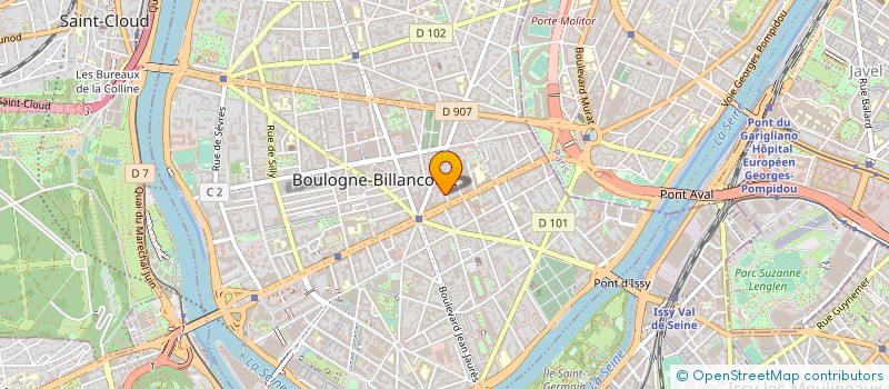 localisation de l'entreprise CTRE INFOR MEDICALE EDUCATION SANITAIRE à BOULOGNE-BILLANCOURT
