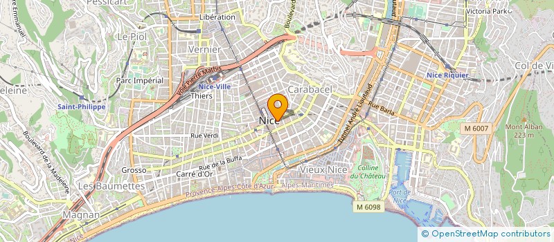 localisation de l'entreprise CTRE INFORM DOCUM SERVICE ECONOM SOCIAUX à NICE