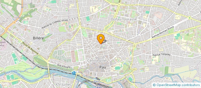 localisation de l'entreprise CTRE INFORMAT DOCUMENTATION DROIT FEMMES à PAU