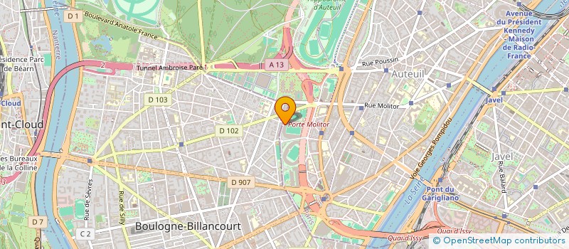 localisation de l'entreprise CTRE INFORMAT EPARGNE CREDIT  PARIS