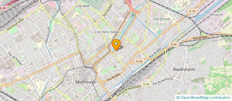 localisation de l'entreprise CTRE INFORMATION AIDE RECHERCHE EMPLOI à MULHOUSE