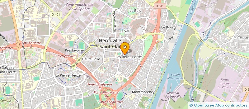 localisation de l'entreprise CTRE INFORMATION DROITS DES FEMMES  HEROUVILLE-SAINT-CLAIR