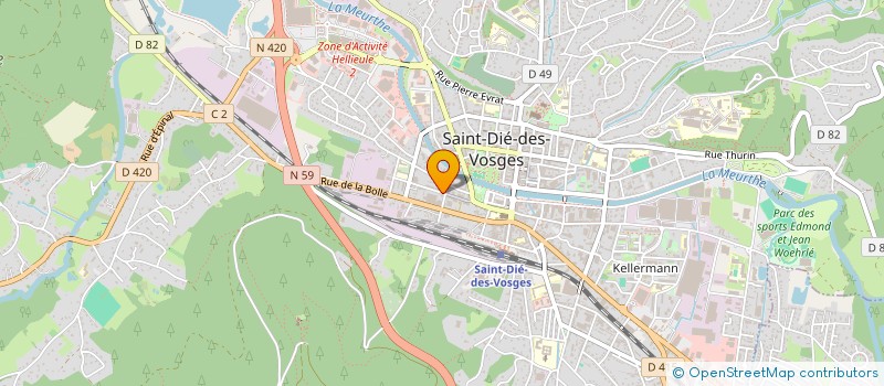 localisation de l'entreprise CTRE ING RECHERC TRANSFERT ESSTIN ST DIE à SAINT-DIE-DES-VOSGES
