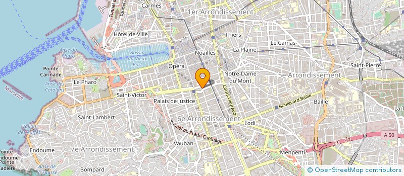 localisation de l'entreprise CTRE INIT LOCAL AMELIO CADRE VIE LOGEMEN à MARSEILLE