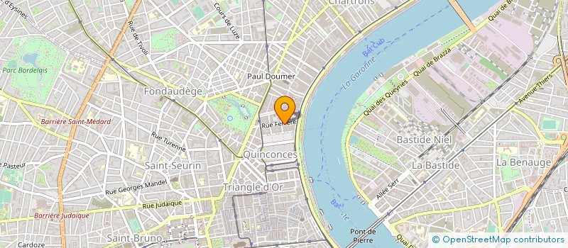 localisation de l'entreprise CTRE INITIAT RELAT PAR CREATIV ET EXPRES à BORDEAUX