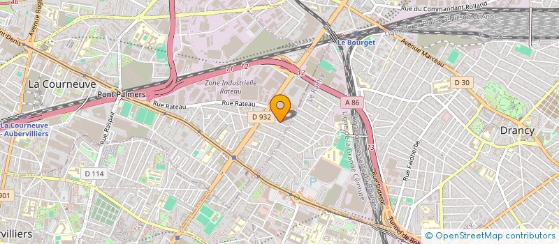 localisation de l'entreprise CTRE INITIATION FORMA ASSIS INFOMATIQUE à LA COURNEUVE