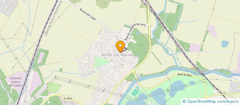 localisation de l'entreprise CTRE INT DE BUSINESS FRANCE  ANNET-SUR-MARNE