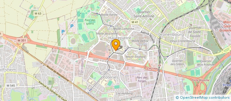 localisation de l'entreprise CTRE INT PANAFRICAIN DEV ECHANGE CULTU  STRASBOURG