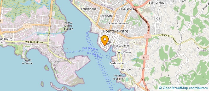 localisation de l'entreprise CTRE INTEG ASSIS PERSON AGEES HANDICA à POINTE A PITRE