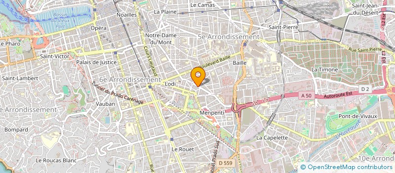 localisation de l'entreprise CTRE INTER CULTURE LOISIRS EVANGELIQUES à MARSEILLE