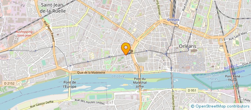 localisation de l'entreprise CTRE INTER ETUDE EAUX ET AMENAGEMENT à ORLEANS