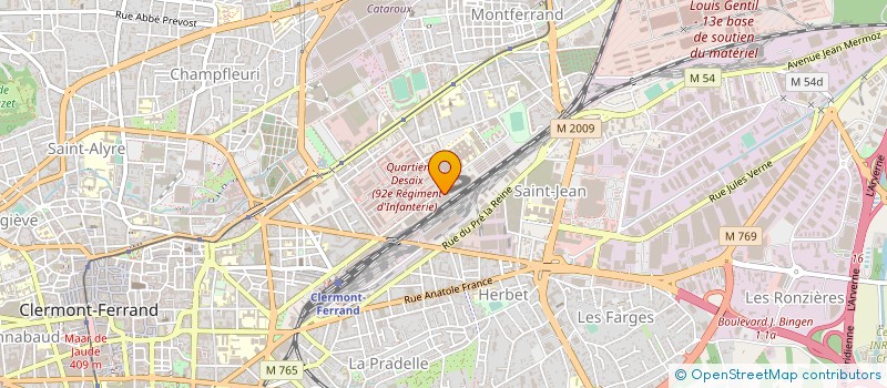 localisation de l'entreprise CTRE INTER GEST COMPTABIL METIERS ALIMEN à CLERMONT-FERRAND