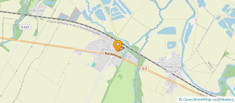 localisation de l'entreprise CTRE INTERCO ACTION SOCIALE COMMUNAUTE  JALONS