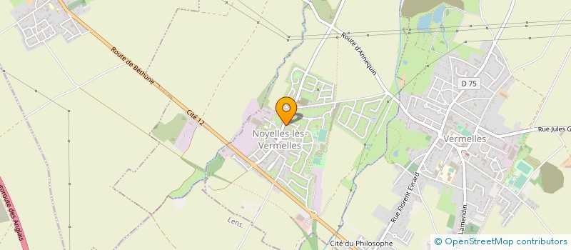 localisation de l'entreprise CTRE INTERCOM ACT SOC FAVEUR PERS AGEES à NOYELLES-LES-VERMELLES