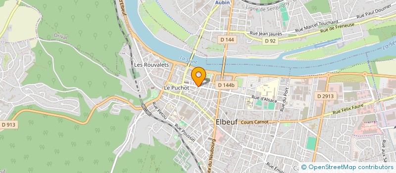 localisation de l'entreprise CTRE INTERCOMMUNAL ACTION SOCIALE ELBEUF  ELBEUF