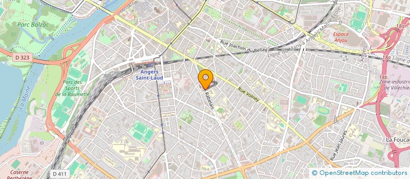 localisation de l'entreprise CTRE INTERENTREPRIS FORMAT CONTINU ANJOU à ANGERS