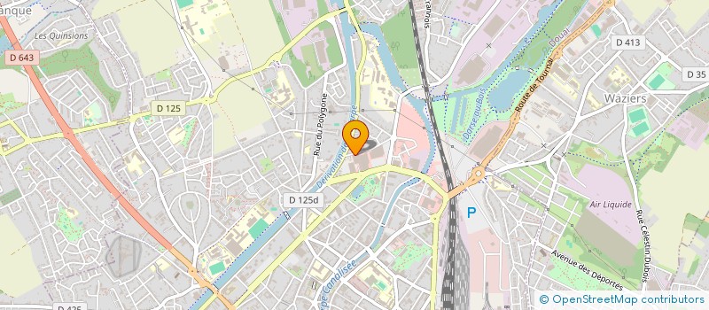 localisation de l'entreprise CTRE INTERINSTIT BILAN COMPETENCE à DOUAI