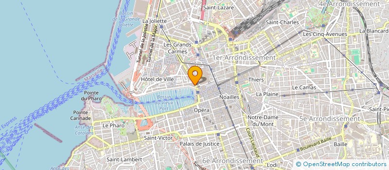 localisation de l'entreprise CTRE INTERINSTIT BILAN COMPETENCE à MARSEILLE