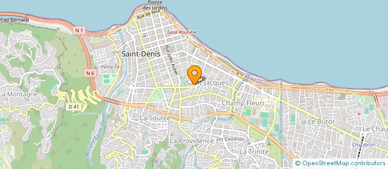 localisation de l'entreprise CTRE INTERINSTIT BILAN COMPETENCE à SAINT-DENIS
