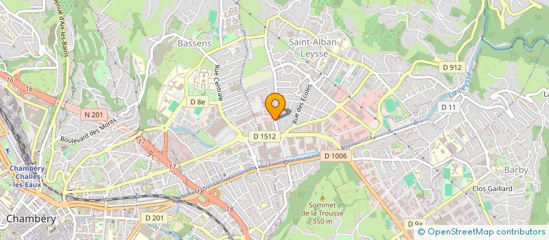 localisation de l'entreprise CTRE INTERINSTIT BILAN COMPETENCE à SAINT-ALBAN-LEYSSE