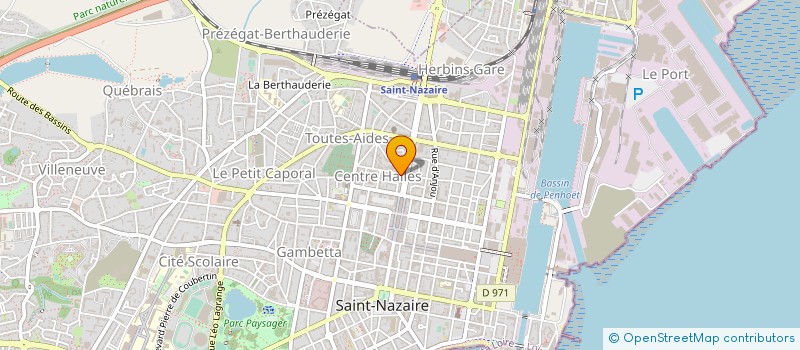 localisation de l'entreprise CTRE INTERINSTITUT BILAN COMPETENCE à SAINT-NAZAIRE