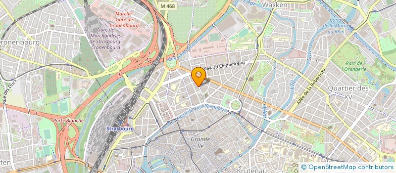 localisation de l'entreprise CTRE INTERN ACCUEIL RENCONTRE UNIONISTE  STRASBOURG
