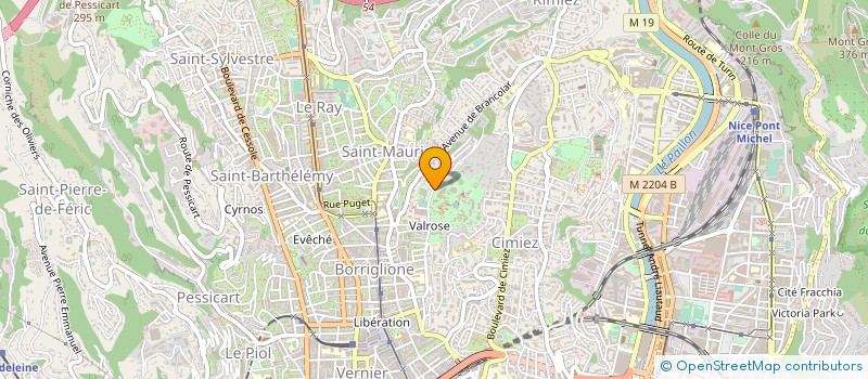 localisation de l'entreprise CTRE INTERN MATHEM PURES APPLIQUEES à NICE