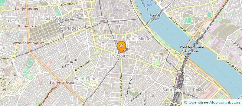 localisation de l'entreprise CTRE INTERUN RECHERCHE SUR FREINET à BORDEAUX