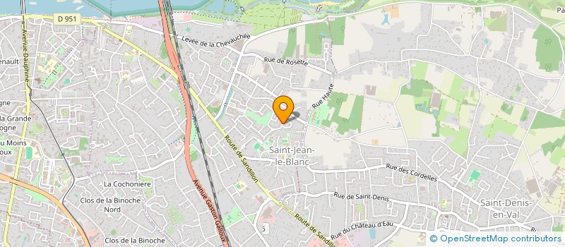 localisation de l'entreprise CTRE LANGUE ET AFFAIRES SORIA à SAINT-JEAN-LE-BLANC