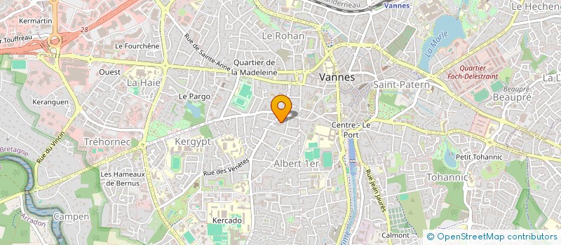 localisation de l'entreprise CTRE LIAISON EUROPEEN ET INTERNATIONAL à VANNES