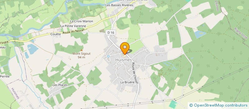 localisation de l'entreprise CTRE LOISIRS EDUCATIFS DISTRICT DU VERON à AVOINE