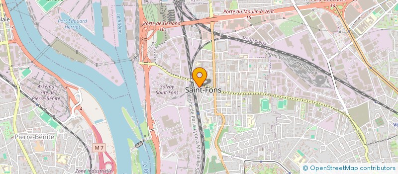 localisation de l'entreprise CTRE LOISIRS EDUCATIFS MUNICIPAL  SAINT-FONS