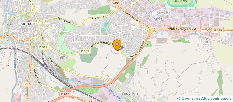 localisation de l'entreprise CTRE LOISIRS ENSEIGNEMENT FRANCO-INTERNA  BEUVILLERS