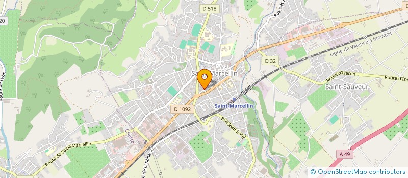 localisation de l'entreprise CTRE LOISIRS P'TITS LOUPS GRANDS LOUPS  SAINT-MARCELLIN