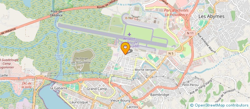 localisation de l'entreprise CTRE LOISIRS SANS HEBER NID ABEILLES à LES ABYMES