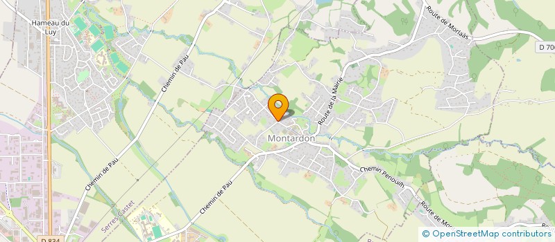 localisation de l'entreprise CTRE LOISIRS SANS HEBERG MARCHES BEARN à MONTARDON