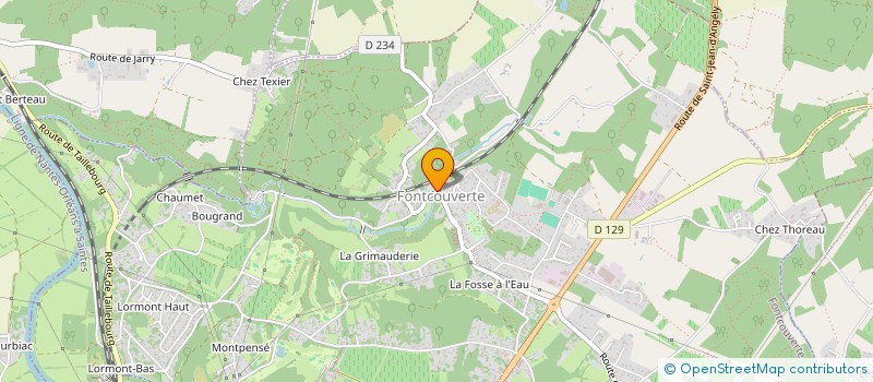 localisation de l'entreprise CTRE LOISIRS SANS HEBERGE LES ECUREUILS  FONTCOUVERTE