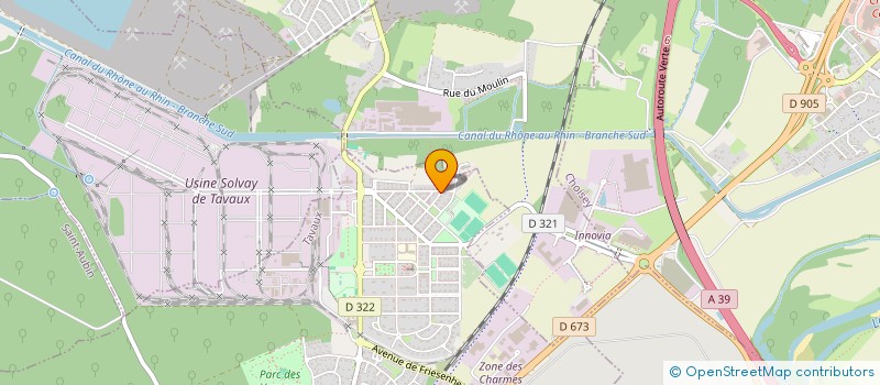 localisation de l'entreprise CTRE LOISIRS SANS HEBERGEMENT CE SOLVAY à TAVAUX