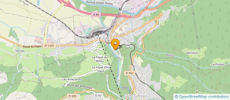 localisation de l'entreprise CTRE LOISIRS SANS HEBERGEMENT DU FAYET à SAINT-GERVAIS-LES-BAINS