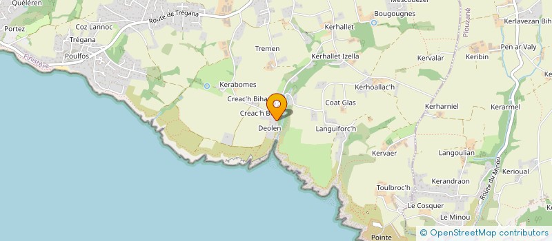 localisation de l'entreprise CTRE LOISIRS SANS HEBERGEMENT PTT BREST à LOCMARIA-PLOUZANE