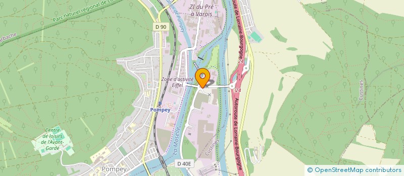 localisation de l'entreprise CTRE LORRAIN ENS ASSISTE PAR ORDINATEUR  FROUARD