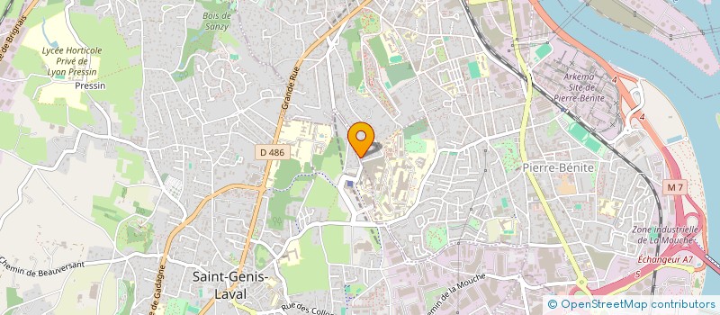localisation de l'entreprise CTRE LYONNAIS ETUDE RECHE GASTROENTER à OULLINS-PIERRE-BENITE
