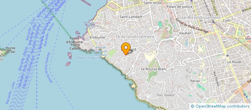 localisation de l'entreprise CTRE MALADIES ALLERGOLOGIQUES DERMATOLOG à MARSEILLE