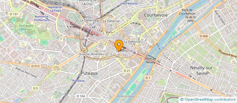 localisation de l'entreprise CTRE MANAGEMENT TRANSACTIONS MONETIQUES à PUTEAUX